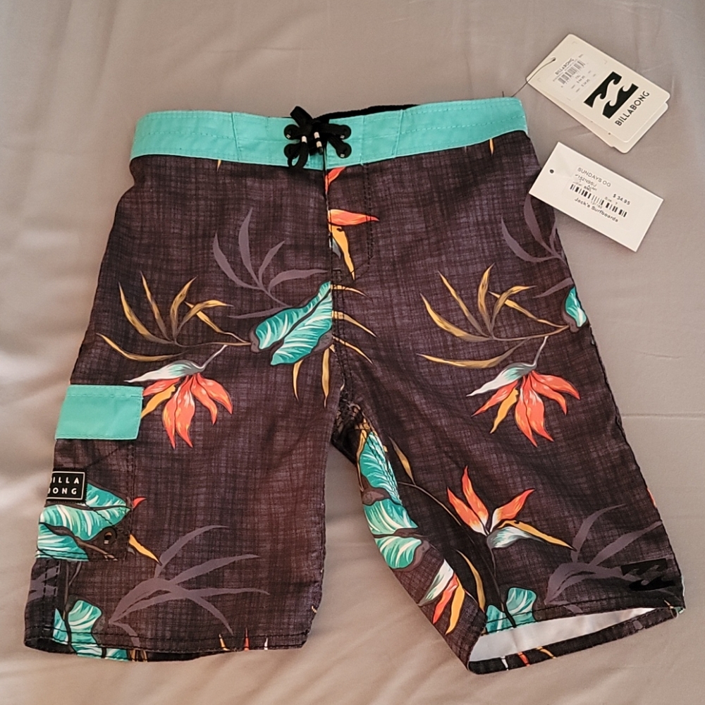 NWT Tropical Boardshorts by Billabong